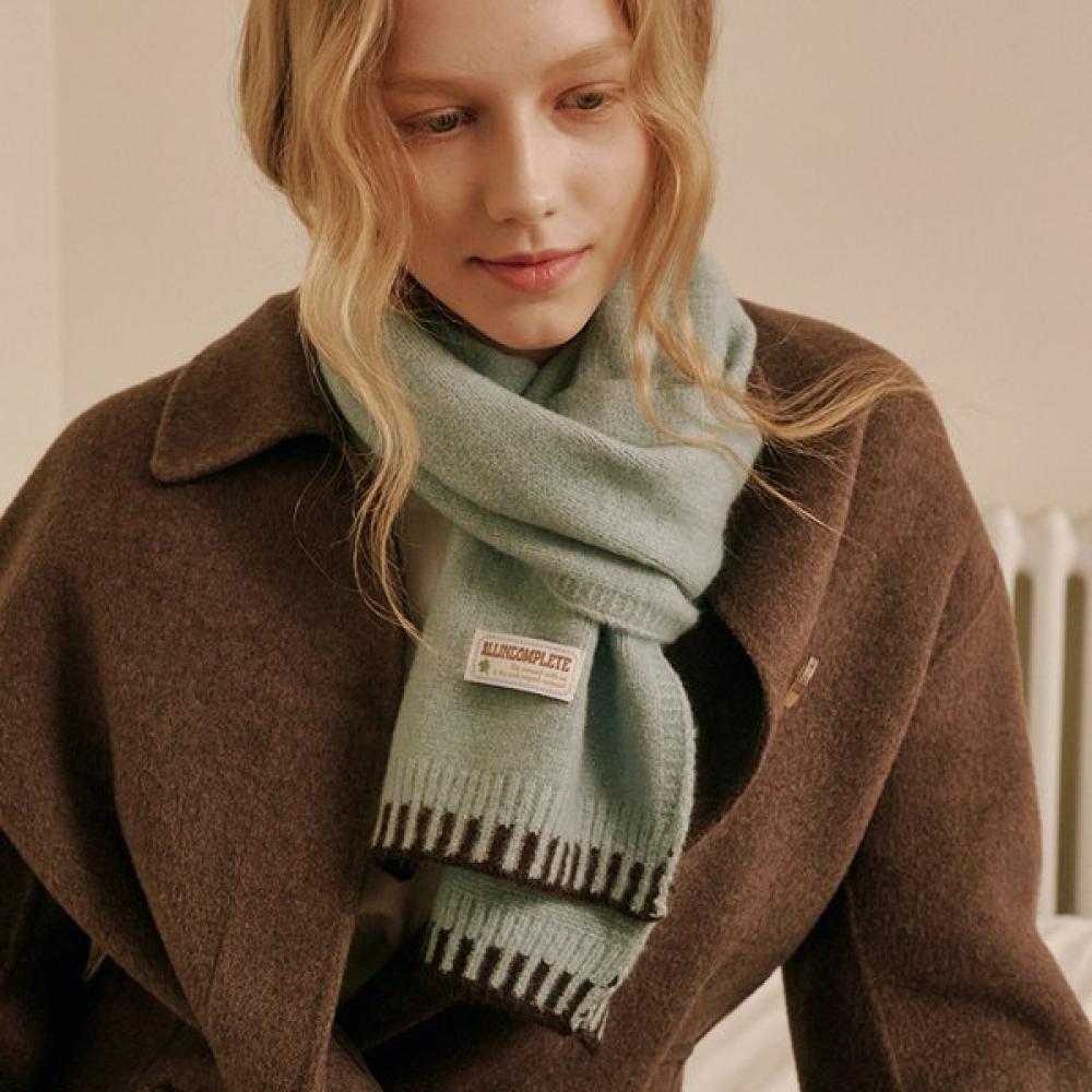 Allincomplete Piano Knit Muffler 5 Colors Mint (Piano Muffler)