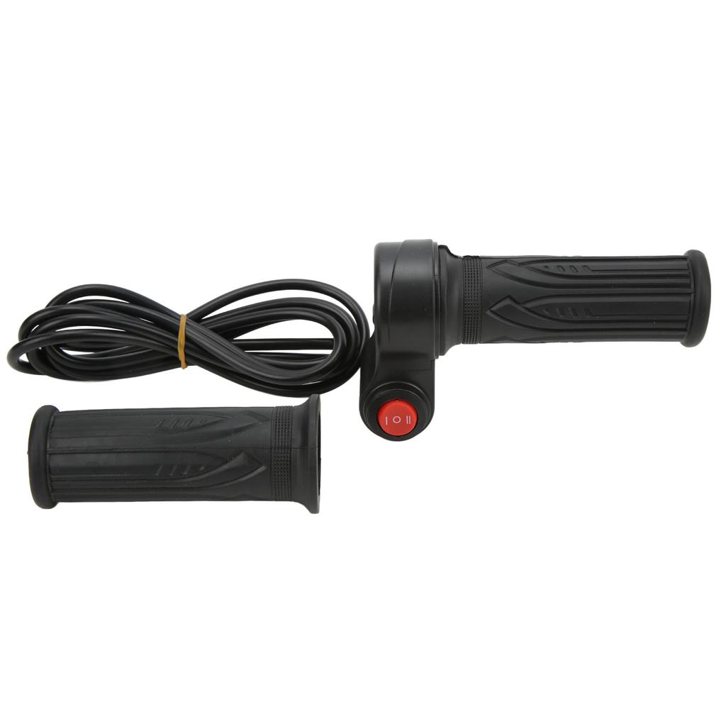 Twist Throttle Handlebar Grip Set Low Middle High Gears 12V To 99V with Button for Dirt Bike