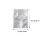 10-200pcs Vacuum Sealing Foil Bags Silver for Storage, Heat Sealable Aluminum Foil Pouches, Vacuum Bag for Coffee, Spices,Powder