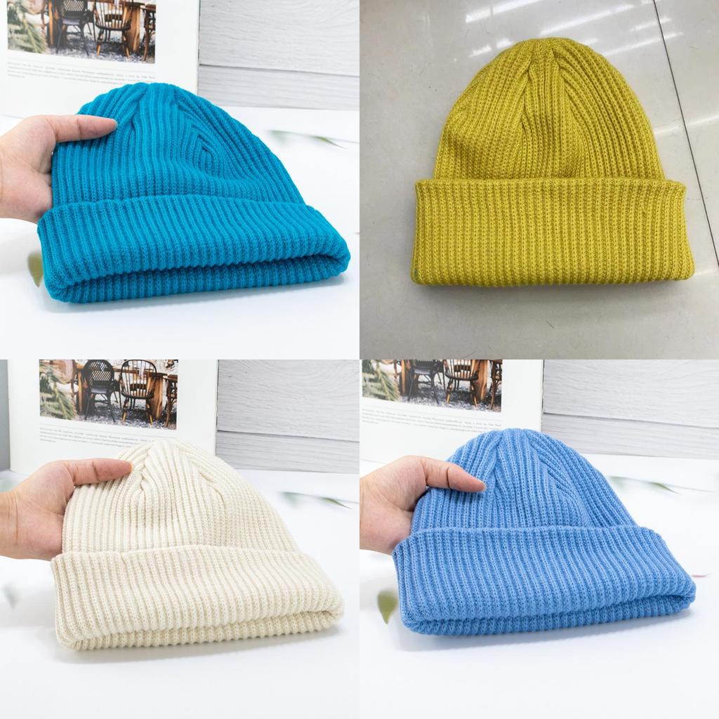 Gestrickte Mütze für den Winter mit atmungsaktiven und winddichten Eigenschaften für Damen und Herren
