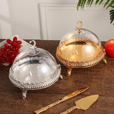 Cake Stand Acrylic Cover Dried Fruit Cookie Tray for Party Holiday Festivals