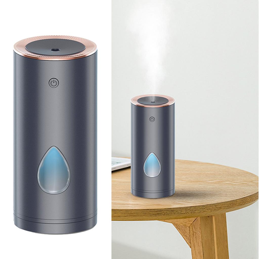 Air Humidifier Household Bedroom Desktop USB Atomization Aromatherapy Machine 260ml Large Capacity Gray