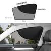 Car Rear Window Sunshade: UV Protection, Heat Insulation, Light Transmission, Privacy Shield, and Light Blocking for Children.