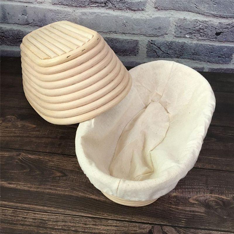 J1UL1N Woven Bread Fermentation Basket Drying Storage European Style Fermentation Basket Durable Easy To Use