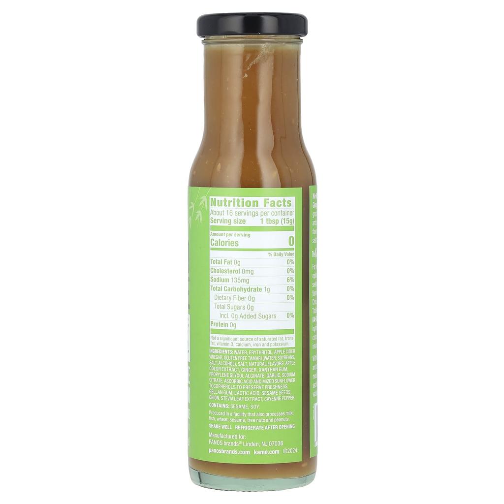 KA-ME, Salse e Marinature Zero Calorie, Zenzero e Sesamo, 8 fl oz (237 ml)