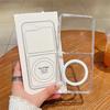 Original For Magsafe Magnetic Clear Case For Samsung Galaxy Z Fold 7 6 5 4 3 Z Flip 7 6 5 4 3 Wireless Charging Shockproof Cover