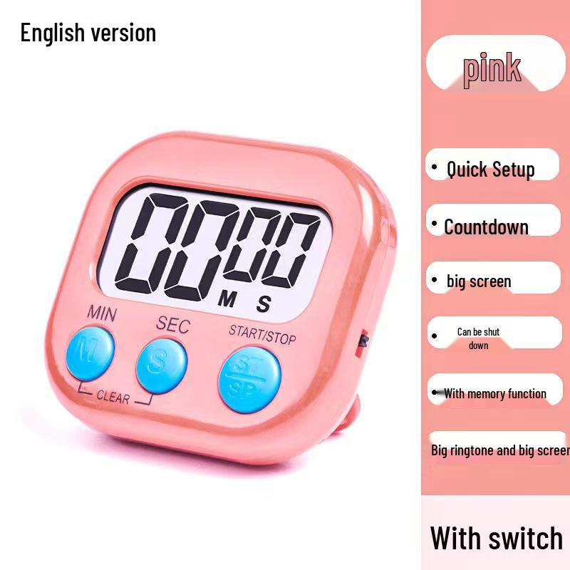 Dětský kuchyňský časovač a budík pro pečení a studium