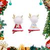 Pet Lace Christmas Hat Headdress Adjustable Drawstring Design Pet Supplies For Christmas Parties