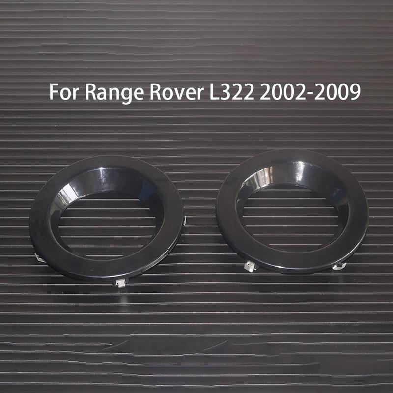Wooeight 2Pcs Front Bumper Fog Lamp Light Bezel Cover Fit For Land Rover Range Rover L322 2002-2009 2010-2012 Car Acceesories