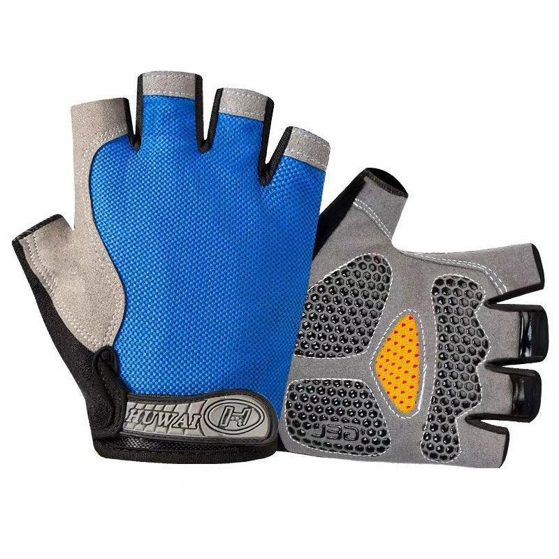Summer Bicycle Cycling Gloves for Men and Women Sun Protection Mesh Breathable and Quick Drying Fitness Cycling Anti Slip Fishing