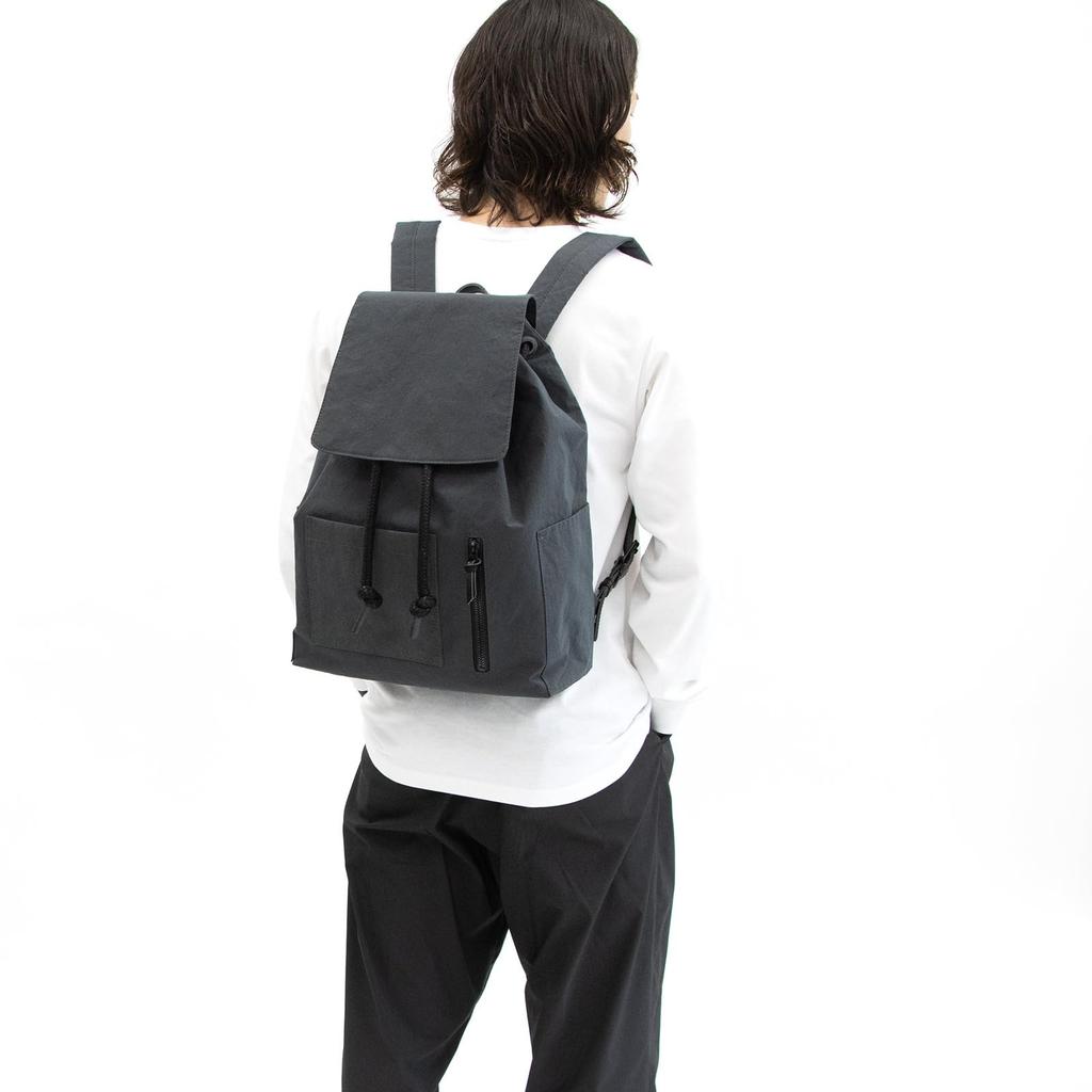 [Root] KONBU Flap Backpack (Charcoal)