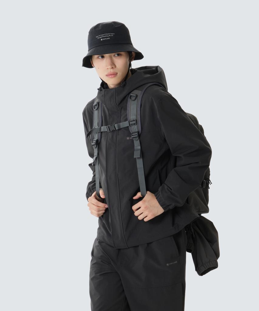 SNOWPEAK APPAREL Camp Dry Windbreaker (S26Fmfwb60) Dark Charcoal