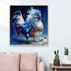 New Arrival 5D DIY Full Circle Diamond Painting "Big Rooster" Embroidery Cross Stitch Home Decor Gift