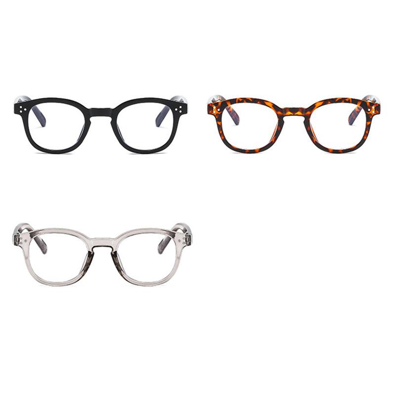 Fashion Oval Glasses Clear Lens Classic Eyeglasses Women Men Anti Blue Light Round Computer Eyewear Transparent Lens