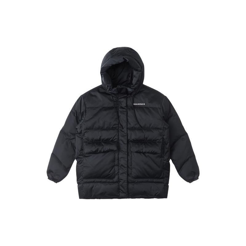 (WMNS) Converse Fashion Mid Down Jacket Asia Sizing Black Women s 10025220-A02 XL
