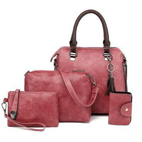 2025 Cross-Border E-commerce Fashion: European & American Retro Women's Crossbody & Shoulder Bag Set