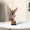 Resin Religious Angel Sculpture Desktop Ornament Holy Angel Michael Sculpture Christmas Gift Home Decor for Office Study
