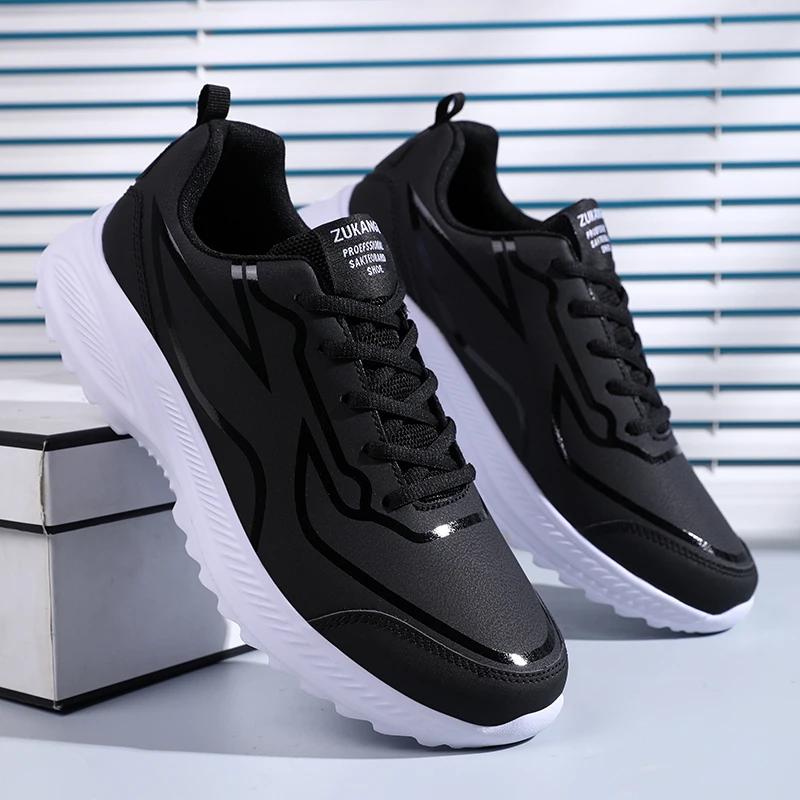 Men s Casual Sneakers Comfortable Leather Outdoor Walking Shoes Fashionable Men s Shoes for Men Sneakers Comfortable Daily Wear Fashion Style Casual F 40