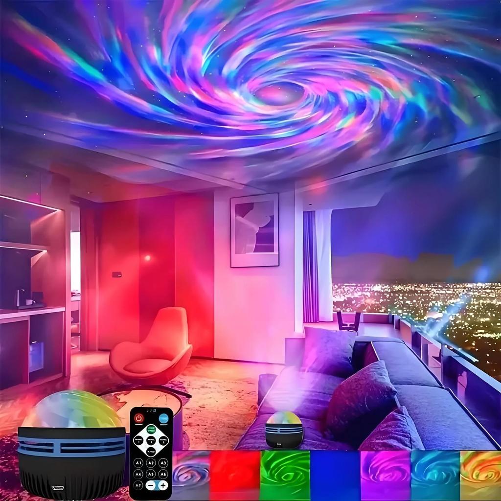 Creative Northern Lights Projection Light Galaxy Starry Sky Atmosphere Light USB Festival Gift Family Gathering Atmosphere Light