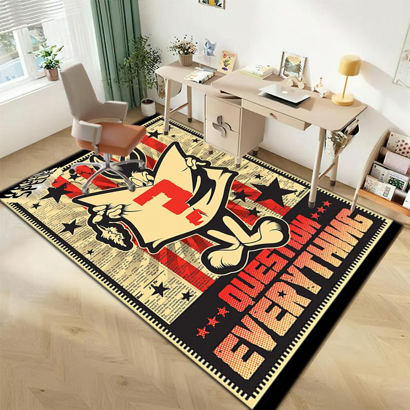 Rabbit Question Carpets Suitable Room Office Bedroom Door Mats Birthday Gifts Holiday Gifts Carpet Suitable For All Seasons