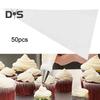 50Pcs/Set Piping Bag Disposable Efficient Grip Thickened Cake Frosting Decorate Bag for Cream Icing