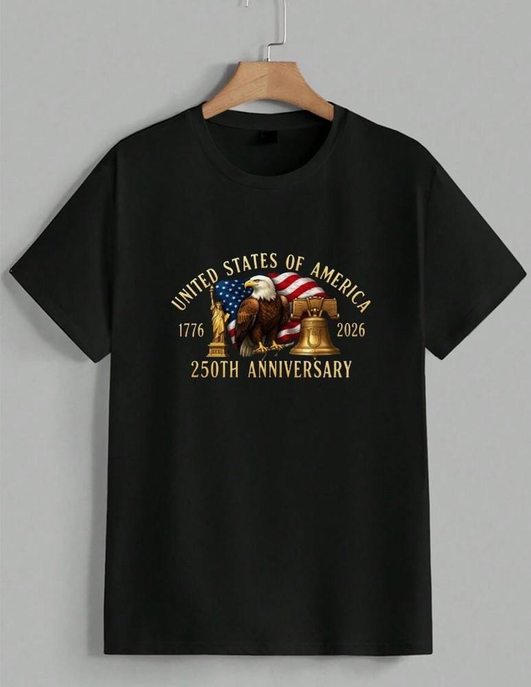 USA 250th Eagle Flag Unisex Graphic Tee