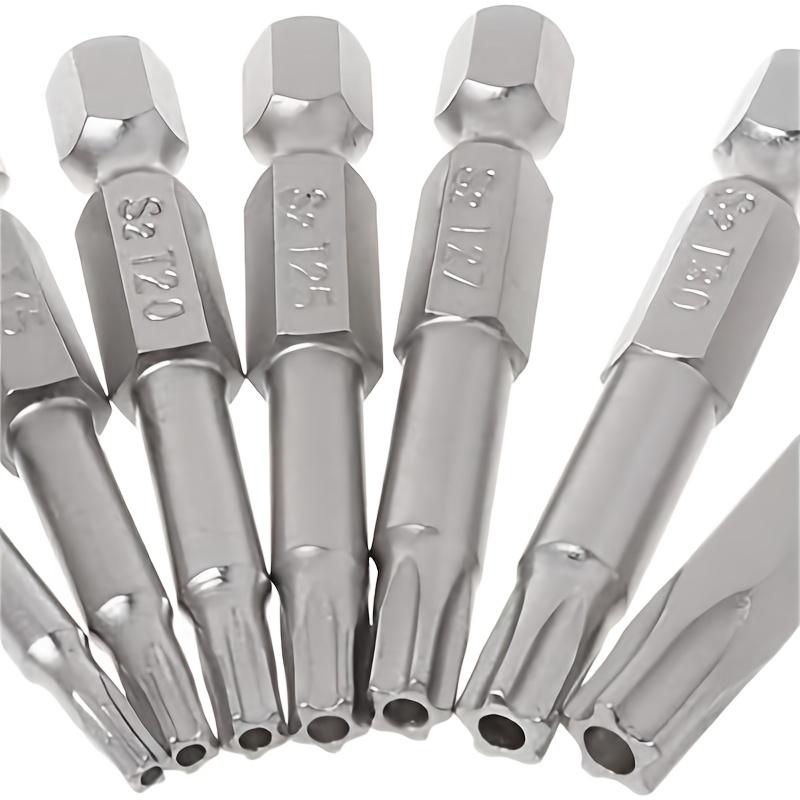 7-Piece Torx Screwdriver Bit Set, Chrome Vanadium Steel, T10-T40