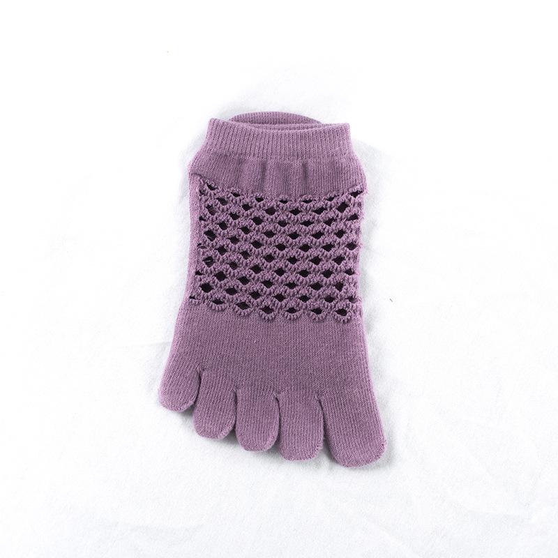 

Breathable Mesh Five-Finger Yoga Pilates Socks for All Seasons Medium 37-39