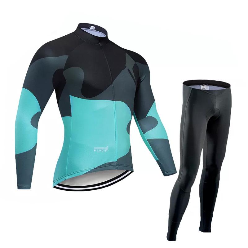 2023 Cross-border Cycling Suit Tour De France Long-sleeved Suit for Summer Breathable Events