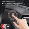 Car Ignition Button Decorative Ring Keyless Start Cover For Renault RS Clio Megane 2 3 4 Captur Trafic Twingo Scenic 2 Kadjar S888