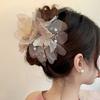 1PC Premium Sense Sweet Butterfly Grab Clip Fashion Temperament Back Head Disc Hair Shark Clip