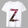 Men's All-match T-shirt Printing 26 English Alphabet Paint Series O-neck Casual Commuting Comfortable Men's Slim Simple Soft Top
