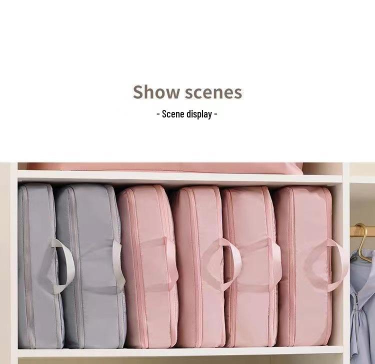 Influencer Style Daunenjacke Kompressionsbeutel - Reisekleiderorganizer, Große Kapazität