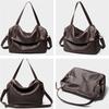 Burminsa Cowhide Genuine Leather Soft Large Hobo Shoulder Bags For Women 2026 Luxury Designer Big Messenger Tote Ladies Handbags