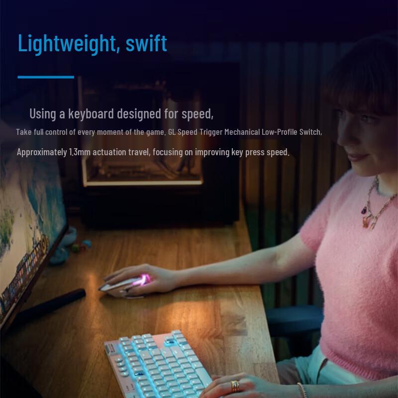 Logitech G915 X LIGHTSPEED TKL Low-Profile Wireless Gaming Keyboard