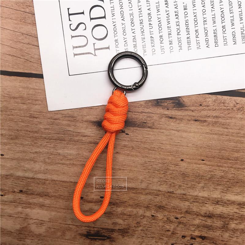 Paracord Geflochten Gewebt Schlüsselanhänger Anti-Verlust Telefon Ring Seil Riemen Lanyard Telefon Anhänger Kamera Seil Handy Schlüsselbund