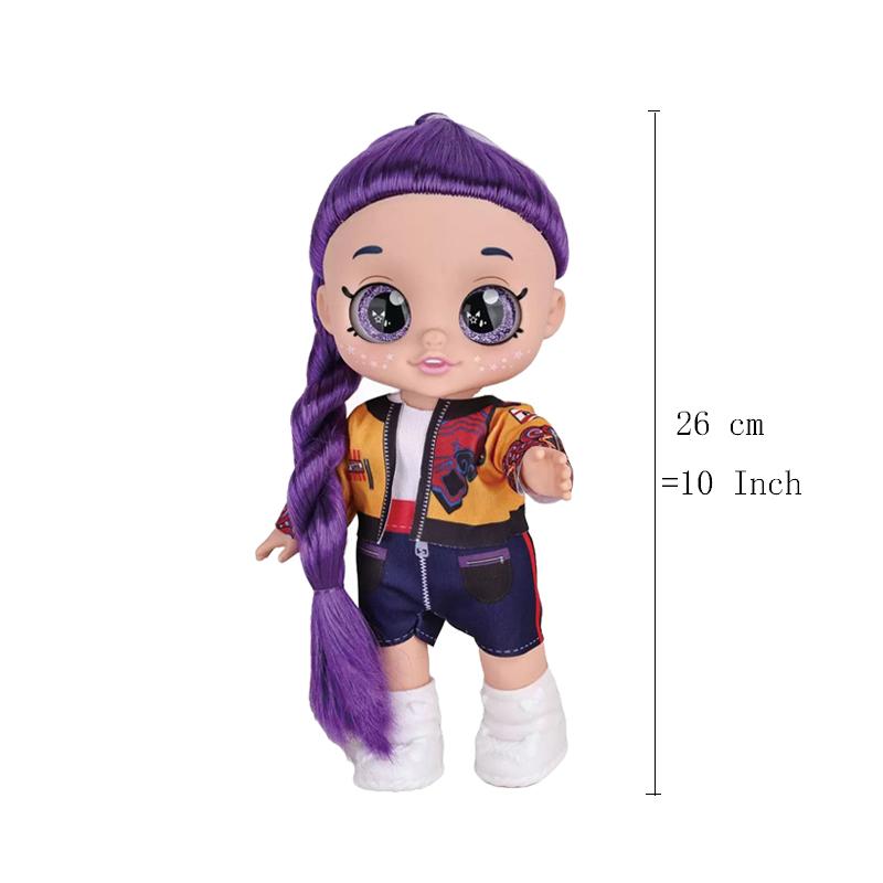 Hot Anime Kpop 10 Inch 5D Eyes Dolls Five Joints Movable Figure Musical Toys Birthday Present for Girls Boys Child