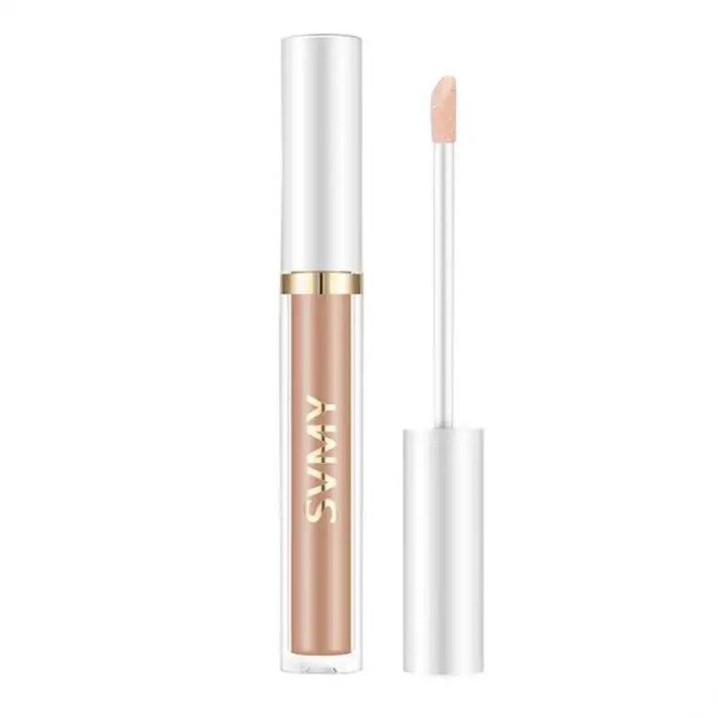 2pcs Liquid Concealer High Covering Moisturizing Oil Control Foundation Invisible Pores Dark Circles Freckle Face Contour Makeup Tool