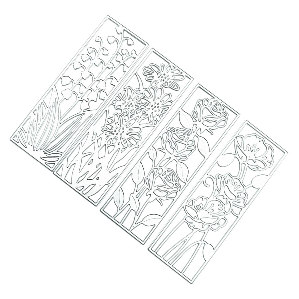 Blumen Stanzformen Florale Präge-Stanzschablonen für Kartenherstellung Scrapbooking DIY Papierbasteln Fotoalbum