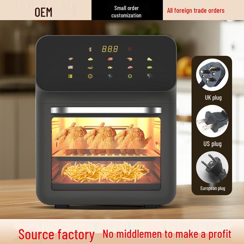 Large Capacity Multifunctional Air Fryer Oven with EU/US/UK Compatibility