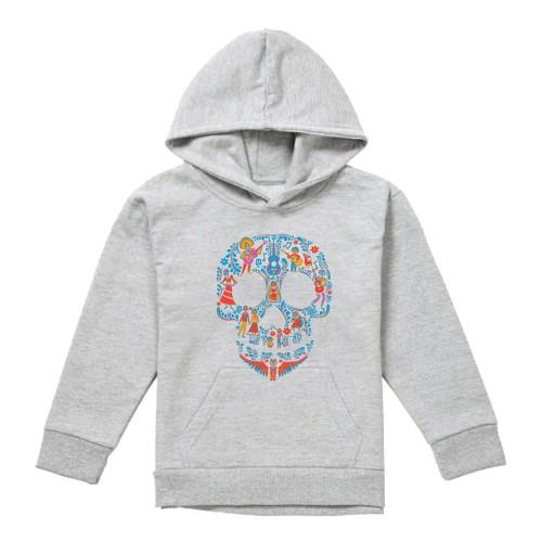 Coco Childrens/Kids Day Of The Dead Skull Rivera Family Heather Hoodie