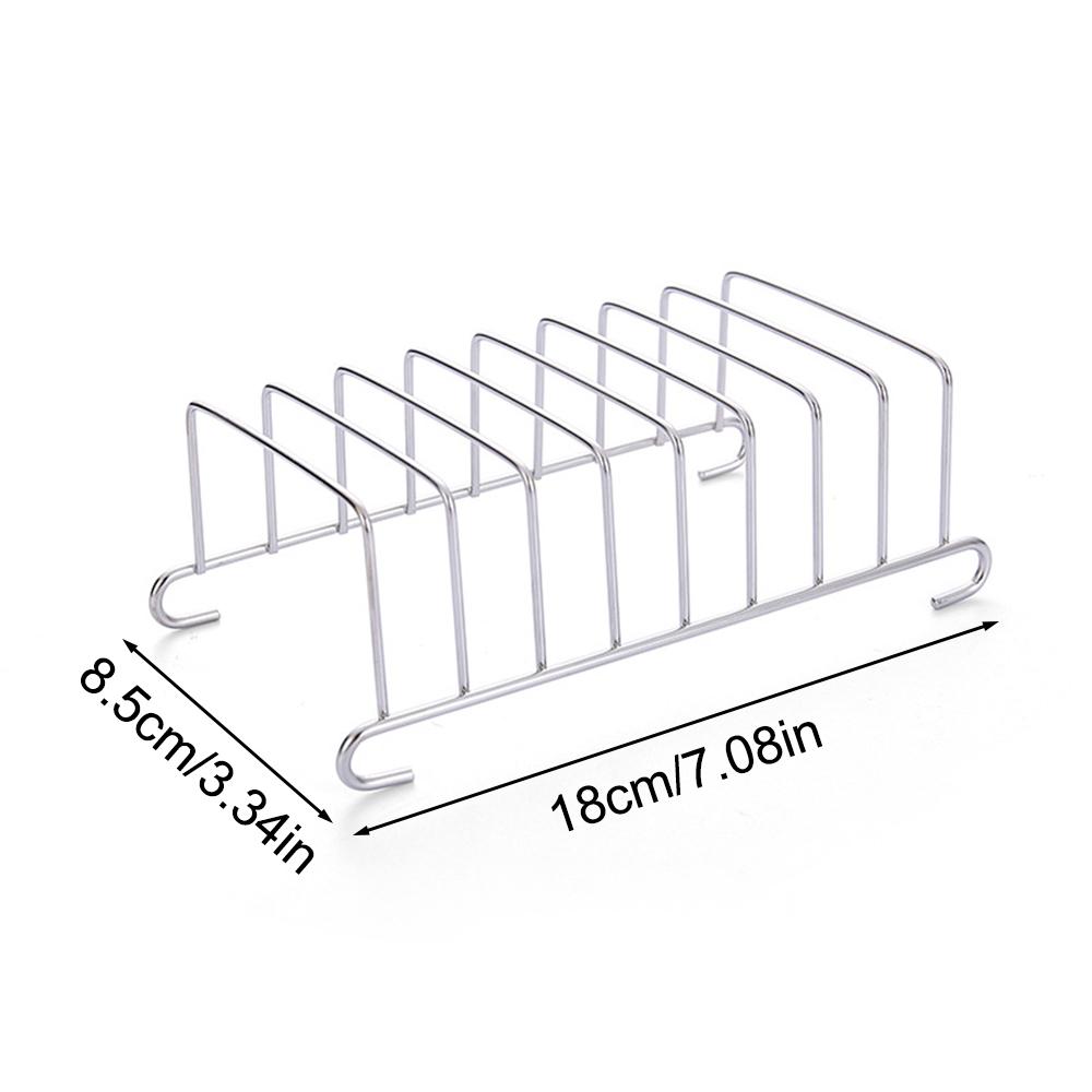 1PC Air Fryer Grill Skewers Stainless Steel Accessories Grill Square Multifunctional Bread Rack for Air Fryer Accessories