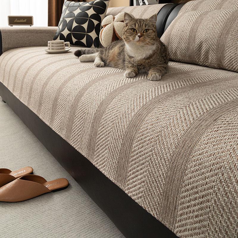 Sofa Cushion Universal In All Seasons  New Seat Cushion Light Luxury High Sense Simple Non-Slip Summer Cover Cloth Towel