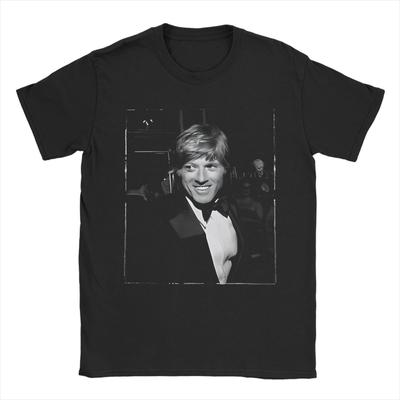 Robert Redford Retro T Shirt Men Cotton T Shirts Summer Crewneck Harajuku Tee Shirt Design Plus Size Clothing