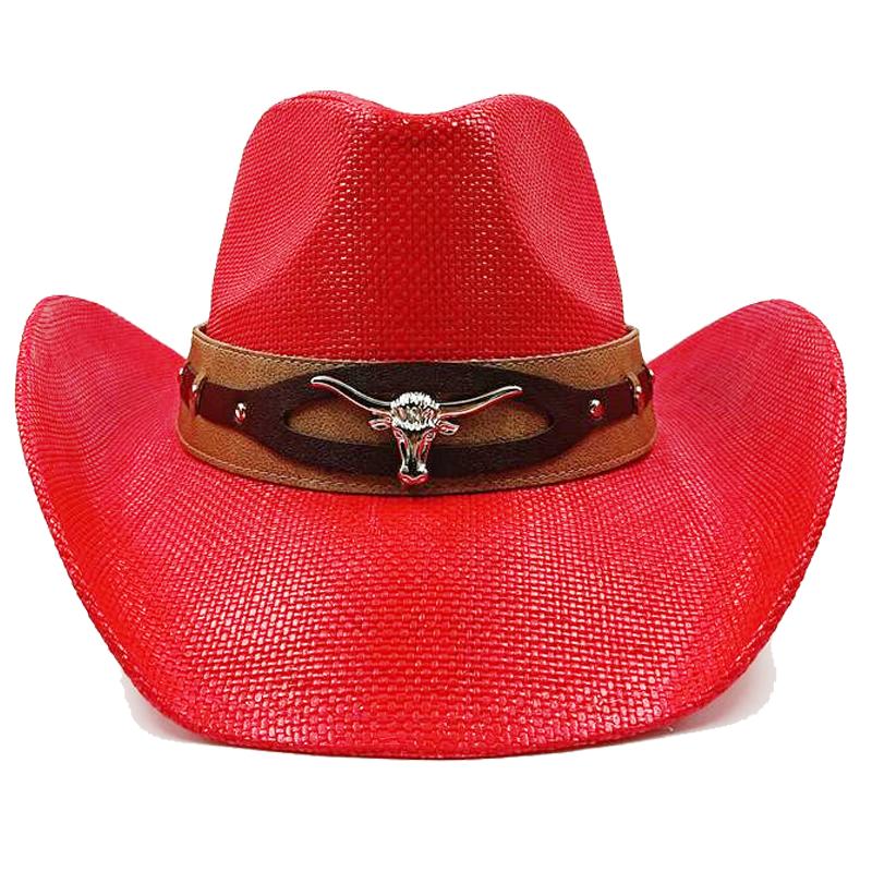 Thickened summer cowboy hat sun hat black summer thickened sun hat cowboy straw hat men and women beach hat