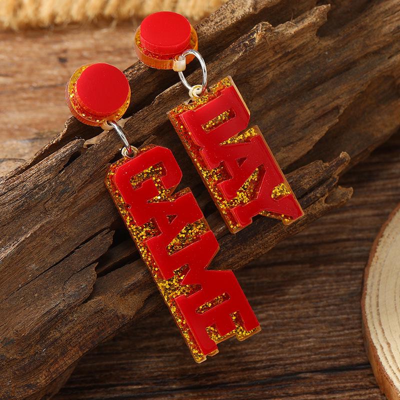Trendy Long Korean Style Letter Earrings for Women