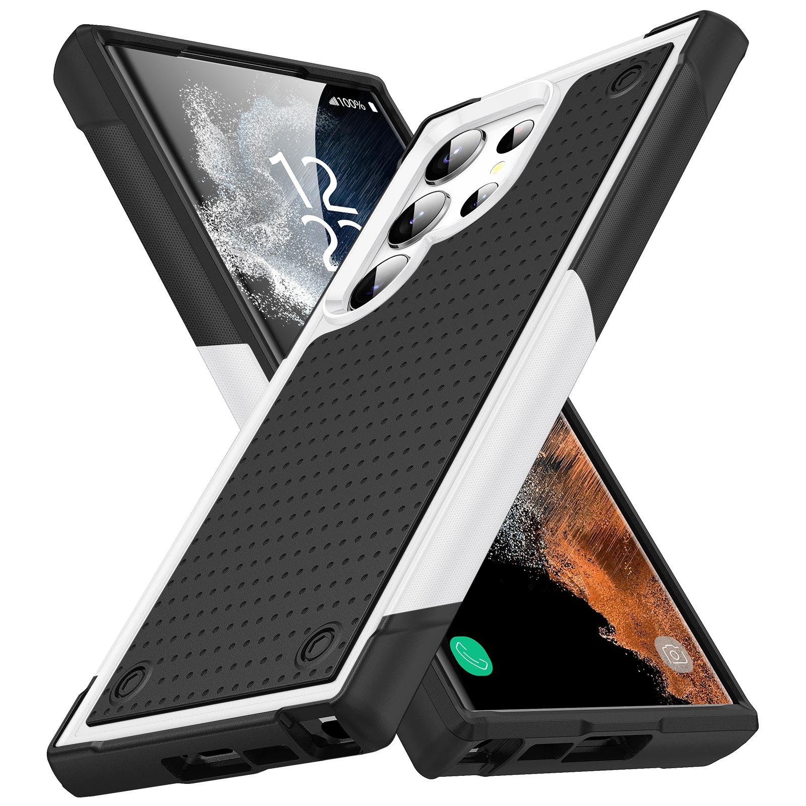 

Чехол-аксессуар с защитой военного класса для Samsung Galaxy S25 Ultra 5G S24 Plus S23 FE S22 Plus S21, противоскользящая сумка-фунда Galaxy S24