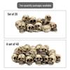 Dwarf Mini Skeleton Set: 20-Piece Halloween & Day of the Dead Decor for Flower Pots and Surfaces