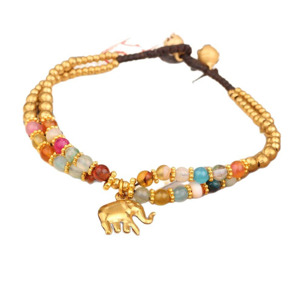 Top-Selling Tibetan Ethnic Multi-Treasure Bracelet: Trendy, Versatile, Retro Woven Style for Women