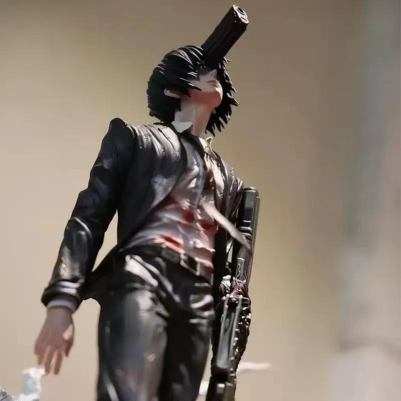 Chainsaw Man Hayakawa Aki Teufel der Waffe Actionfigur Kindheit Denji Aki Schneeballschlacht Szene Statue Anime Modell Ornament Spielzeug Geschenke